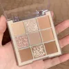 Eye Shadow Color Pressed Matte Glitter Eyeshadow Palette Waterproof Long-lasting Pigment Diamond Shimmer Nude Shiny Makeup ToolEye