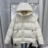 Qingwen Winter Katoenen Gekated jas Vrouwen losse capuchon Warm Zipper Parka Vrouwelijke jas Casual Dikke Buffer Jacket Snow Runner L220725