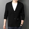 Terno masculino jaqueta primavera / outono masculino casual solto malha cor sólida casacos de alta qualidade negócios blazer plus size 3xl 220527