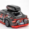 Assemblagem Speed ​​Racing Sports Sports Pull Back Car Car Blocos de Construção Set Bricks Model Toys Classic MOC para crianças