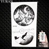 NXY Temporary Tattoo Yuran Diy Fake Geometric Triangle Women Hip Hop Round Moon Timber Tatto Stickers Men Body Arm Arrows 0330
