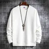 Nowy Sweter Sweter Kolor Męski Okrągły Neck Plush Zagęszczone Trend Mody Dorywczo Ubrania