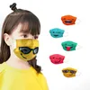 Smiley Face Mask Creative Personality Printing Disposable Fashion Children's Expression Dammsäkra och Anti-Smog Masks