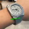 高品質の時計 42 ミリメートル 103673 オクト フィニシモ 10 周年記念限定版クォーツ クロノグラフ メンズ腕時計グレー ダイヤル チタン ブレスレット メンズ腕時計