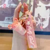 Chaves de sorvete de desenho animado Mulheres fofas de bebidas criativas anel chave para crianças namorada pendente bugigina presente