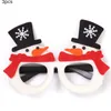 Christmas Decorations 3pcs Ornaments Adult Children's Toys Santa Claus Snowman Antler Glasses Decoration Party OrnamentsChristmas