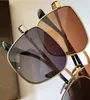 7A Modedesign K Gold Sonnenbrille 8024 quadratischer Rahmen Mann beliebter und einfacher Stil klassische Modellierung vielseitige Outdoor-UV400-Schutzbrille