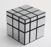 Cubo magico Cubo Rubik 3x3x3 Cubo di gioco Argento Oro Adesivi Cubi magnetici magici professionali Giocattoli per bambini Giocattolo agitato Cubo infinito Rubik Regali di Natale