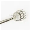 Other Home Garden Bear Claw Type Back Scratcher With Comfortable Cushion Grip Handle Scratchers Stainless Steel Health Supplies Practical