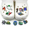 20 pz/set mais strada messicana modello stile Taco croc JIBZ charms 2D zoccolo in pvc morbido accessori per parti di scarpe fibbie per scarpe decorazioni fit uomo donna sandali cinturino per bambini