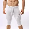 Springa shorts sexiga mens tights sport utomhus jogging gym fitness tröjor man andas snabbt torrt spår fält trusning
