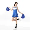 Tema kostym sexig cheerleading flicka uniform high school cheer glee women cheerleader costumes cosplay fancy kl￤nningsdr￤kt