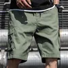 Pantaloncini di cotone Uomo Pantaloncini moda estiva Multitasche Bermuda Abbigliamento estivo maschile Streetwear Pantaloncini taglie forti Sottili 6XL 7XL 210322