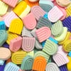Yeni gökkuşağı gevşek boncuklar silikon diş çıkarma boncukları DIY yenidoğan hemşirelik için güvenli gıda sınıfı