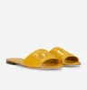 Perfect Summer Bianca Slides Sandals Sapatos Flip Flop Casual Walfskin Millennials Slipper Women DGEMBOSSED CRONTAVER SLIPPERS EU35-42 Caixa