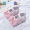 F￶rsta Walkers Baby Girl Shoes For Toddlers Borns Children Princess Flowers Bowknot Slip-On Crib Infant Babies Casual Walkerfirst