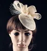 Beretti Affascoli di matrimonio Base Birdcage Veil Cappelli da sposa adornati Occasionali Accessori per capelli Milinery Testa