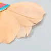 Bengelen kroonluchter mode metaal druipend olie papegaai veer oorbellen dames creatieve feestaccessoires