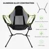 Accessoires de pêche AOTU chaise de Camping pliable Portable balançoire chaises ultralégères loisirs pour pique-nique voyage