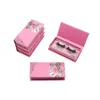 Falsche Wimpern süße rosa Wimpernverpackung benutzerdefinierte Logo Lash Box Großhandel 5d 25mm Nerzwimpern 3D mit gemeinem Mädchen Burn Book