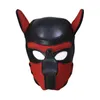 Puppy Play Dog Hood Mask Bdsm Bondage Leather Men's Chest Harness Strap Neck Collar sexyy Costume Fetish Role sexy Toys