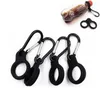 200 % waterfleshouder met hang buckle karabiner clip sleutelring fit cola flesvormige siliconen drager f0608x15