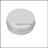 Aluminium Sier Box Tin Metal Storage Containers met schroefdopdeksels voor DIY Beauty Cosmetics Accessoires Travel en meer 1oz/30 ml 30G Drop Del