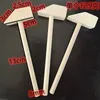 Solid Wood Mini Mallet Knocking Planet Cake Wood Hammer Children's Flat Toy in Stock