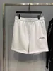 Kläder Paris Classic Summer Printed Cola Wave broderade Terry Shorts Sports Casual Pants