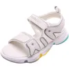 Sapatos infantis unissex para sandálias femininas crianças praia meninos moda malha de sandália Sapatos esportivos escolares 3 5 6 7 8 10 11 12 anos G220523