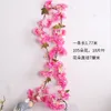 Artificial Cherry Blossoms Flower Vine Ivy Faux Floral Fake String Hanging Garden Wedding Party Decor G532978738209