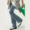 Jeans pour hommes hommes quatre saisons coréen Streetwear Vintage mode décontracté coupe botte ample pantalon homme Denim PantsMen