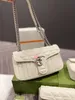 Hoogwaardige designer merkzakken golvende gewatteerde lederen mode handtassen dames portefeuilles schuifketen schoudertassen crossbody tassen