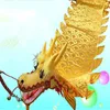 Accessoires de danse de ruban de Dragon de célébration de fête chinoise produits de Fitness carrés colorés jouets drôles pour enfants adultes cadeau de Festival 3587602