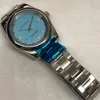 Rolesx Luxusuhr Date Gmt Luxus Herren mechanische Uhr Log Arch Weiß Blau Leuchtend Raffinierter Stahl Vollautomatische Maschinerie 40mm Rz1 Swiss