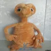 Nouvelle arrivée film de dessin animé de vente chaude E.T. Alien Mignon Jouet Monstre Adorable Poupée En Peluche PP Coton Environ 45cm Cadeau De Festival D'anniversaire Pour Enfants Avec Des Vêtements