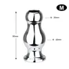 Dilatador anal oco metal plug enema irrigação vaginal bunda masturbador vibrador gay sexy ferramentas buttplug 3size3874008