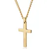 Fashion Classic Cross Men Necklace Stainless Steel Chain Pendant Necklace for Men Jewelry Gift