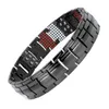 100 Titane magnétique Black Chain Men Hematite Health Energy Bracelet for Women Benefits1394308