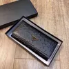 Unisex Luxury Wallet Высококачественный клатч с кожаной кожаной кожа