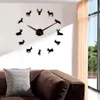 Zegary ścienne Zegar domowy akrylowe naklejki lustra do dekoracji salon self klesie wiszący zegarowy zegarka
