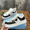 Designer läder sneakers lyxskor låg top plattform sneaker voluminous gummisulor avtagbar lädertäckt innersula toppkvalitetsstorlek 35-45