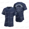 Maglie da baseball 5 Wander Franco RAY 2022 Jersey Kevin Kiermaier Tyler Glasnow Randy Arozaren Brandon Lowe Yandy Diaz Mike Zunino Brett Phillips Ji-Man Choi