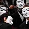 コスプレハロウィーンパーティーマスクのためのマスク匿名の男fawkesファンシーアダルトマスクfy3222