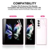 Copertura completa del corpo per Samsung Galaxy Z Fold 2 Fold 3 Fold 4 5G Screen Protector Hydrogel Soft Film Front Back Outside Inside Protective