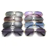 デザイナーメンズサングラスメン眼鏡メタルフレーム樹脂レンズダブルビームトリミングメガネアイウェアメンズW220331