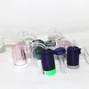 Ash Catcher Glass Hookahs Accessoire Bubbler Duidelijke kleur 14 mm mannelijk vrouwelijk gewricht voor oliebongs 4 mm kwarts banger nagel