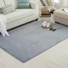 Carpets Couleur solide à la crèche Coral Veet Tapes Home Modern Living Room Bedroom Bedside Tatami Tamping Mat sur FloorCarpets