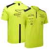F1 T-shirt Formule 1 Team Green Racing Driver T-shirts Polo Summer Casual OsoinSied Tops Jersey Mens Sport à manches courtes