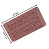 ベーキング金型イギリスの手紙チョコレート金型DIY手動ベーキングシュガーターニングモールドチョコレートチップBBB14593